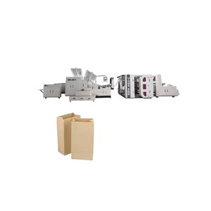 Máquina para fabricar bolsas de papel de fondo cuadrado personalizada de la mejor calidad con máquinas para fabricar bolsas de impresión - Product Image 1