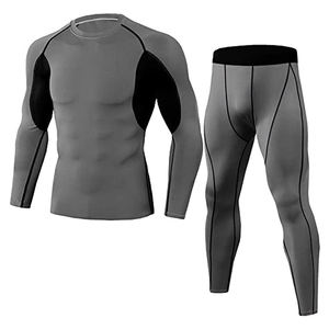 Logo personnalisé hommes vêtements de sport Compression à manches longues ensemble Nouvelle arrivée 2025 Gym Wear ensembles de compression - Product Image 6