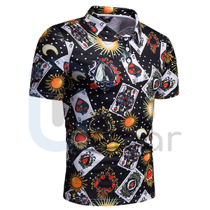 Camisas de golf informales sólidas para hombre más vendidas, camisas de negocios personalizables de LICRA/algodón de secado rápido con logotipo frontal de punto - Product Image 3