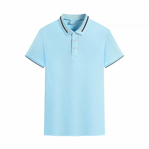 T-shirt en coton avec logo personnalisé OEM, vêtements de travail avec logo brodé, publicité vierge, culturel pour polo - Product Image 1