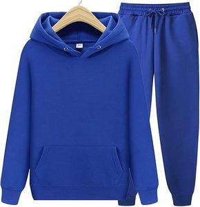 Conjunto de Sudadera con Capucha y Pantalones Deportivos Estampados Ecológicos Unisex, Tallas Grandes, Conjuntos Deportivos Personalizados al por Mayor, 2 Piezas, Chándal de Invierno para Hombre - Product Image 4