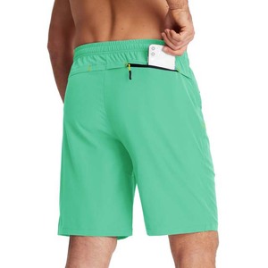 Shorts de jogging décontractés pour hommes, 100 % coton, personnalisables avec logo, pour l'entraînement sportif, vert clair, été, vente en gros, 2026 - Product Image 3