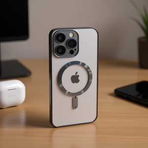 Funda Metálica Electrochapada DAM para 17 Pro Max con Anillo Magnético - Product Image 2