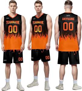 ผู้ผลิตโดยตรง! ชุดบาสเก็ตบอลน้ำหนักเบา 100% โพลีเอสเตอร์ พิมพ์ลายตามสั่ง ดีไซน์สวยงาม ราคาโรงงาน - Product Image 1