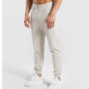 กางเกงจ็อกเกอร์ลำลองผ้าฟลีซสำหรับผู้ชายแบบสั่งทำพิเศษ-แห้งเร็ว ระบายอากาศได้ดี มีเชือกผูกเอว ทรงโอเวอร์ไซส์ ชุดกีฬา - Product Image 1