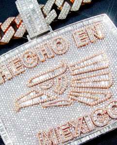 Collar con colgante de barra de nombre para hombres y mujeres, regalo de joyería Unisex personalizado - Product Image 4