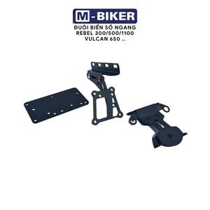 Support de plaque d'immatriculation horizontal en acier inoxydable pour motos Rebel 250/300/500/1100/Vulcan 650 et cadres, design Cyberpunk - Product Image 3