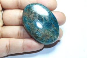 Haute Qualité 100% Naturel Ovale Coupe Aqua Apatite Cabochons avec Motif Naturel Véritable Fabrication De Bijoux Pierres Précieuses En Vrac À Vendre - Product Image 4