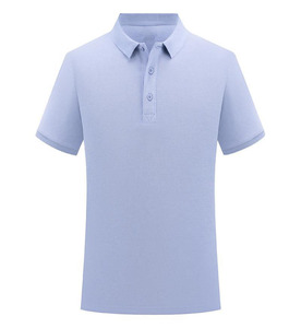 T-shirt polo à manches longues en coton tricoté 100 % avec logo personnalisé OEM, broderie et motif imprimé, col à revers, motif uni - Product Image 3