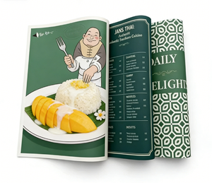 Alas Meja Sekali Pakai Cetak Kustom untuk Layanan Makanan, Restoran, Hotel, Kafe, Pelindung Meja Makan, Branding - Product Image 4