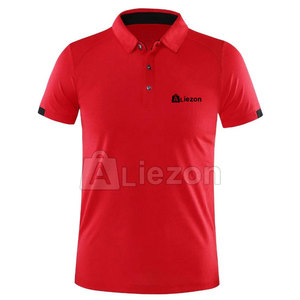 El último diseño de camisetas polo Causal Wear Camisetas Polo de color personalizado con logotipo personalizado - Product Image 1