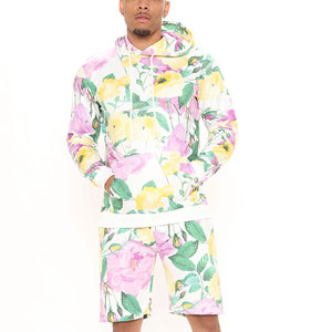 Conjunto de Sudadera con Capucha de Forro Polar para Hombre, Venta al por Mayor de Fábrica 2026, con Logotipo Personalizado, de Poliéster con Contraste de Color - Product Image 1