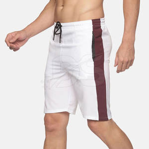 Vente directe d'usine Shorts de sport décontractés pour hommes grande taille Mi-longueur Écologique Service OEM 100% coton Uni Séchage rapide Respirant - Product Image 3