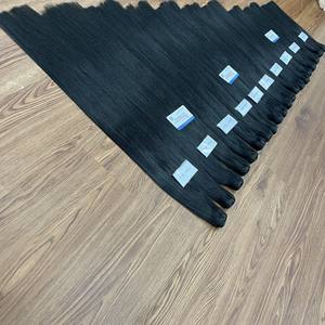 BIG <b>SALES</b> !! Weft <b>Hair</b> <b>Extension</b> Bone Straight <b>Hair</b> Raw Vietnamese <b>Hair</b> <b>Extension</b> <b>for</b> Black Women Super Double Drawn - Product Image 4