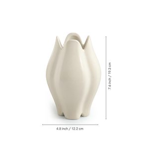 Modern Unique Decorative Ceramic Vase Art Decor Design Style Ceramic for Pampas <b>Grass</b> & <b>Dried</b> Flowers - Product Image 6