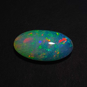 Opale éthiopienne naturelle, Cabochon ovale, pierre précieuse en vrac ~ multi-fire Welo Opal, Cabochon ovale de qualité-opale blanche - Product Image 2