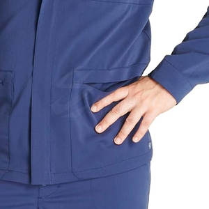 Blouse de travail élégante pour hommes, pour les professionnels de la santé, avec doublure intérieure confortable, légère, écologique, détection des aiguilles, haute qualité - Product Image 6