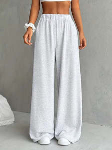 Pantalones Deportivos Holgados Estilo Urbano para Mujer, Ropa Deportiva para Correr al Aire Libre, Pantalones Cargo para Mujer, Pantalones de Algodón con Forro Polar, Pantalones Deportivos de Pierna Ancha para Mujer - Product Image 3