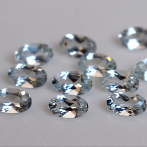 Aguamarina Natural Corte Oval 8x10mm-Aguamarina Suelta Calidad Superior - Product Image 1