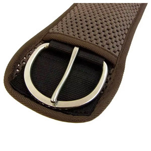 Sangle de selle en cuir souple, forme anatomique, personnalisable, fournisseur en gros d'équipements équestres, sangle personnalisée avec logo - Product Image 3