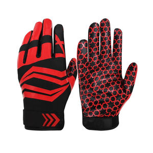 ถุงมือรักบี้โพลีเอสเตอร์แบบเต็มนิ้วระบายอากาศได้ดีชุดเล่นกีฬากันลื่น - Product Image 2