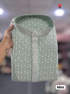 ชุดผ้าเรยอนสำหรับผู้ชายผ้าเรยอนสำหรับงานชิคาคาริผู้ผลิตและผู้จัดจำหน่ายจากอินเดียในอัตราที่ต่ำที่สุด - Product Image 2