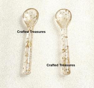 Eco friendly Resin Tea Spoon Minimalist luxury serving spoons Twisted Handle Mini Spoon For Tableware Kitchenware At Best Price - Product Image 5