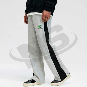 Pantalon de jogging droit en molleton pour homme, personnalisable avec logo, confortable, imperméable, respirant, pour la gym et le quotidien - Product Image 2