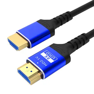 Harga pabrik tersedia dalam stok 19 + 1 tembaga berpakaian baja OD6.0 8K kabel HDMI Video HD dukungan suplemen kabel Hdmi