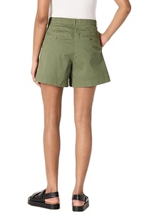Shorts pour femmes à taille haute, coupe décontractée, style A, dos élastique - Product Image 3