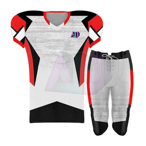 Uniforme de football durable et confortable, fabriqué en tissu respirant qui évacue la transpiration, avec coutures renforcées, manches courtes, respirant - Product Image 1