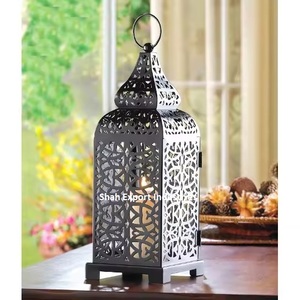 Gran diseño Linterna de metal Uso de color personalizado para el hogar y la boda Decoración de mesa Linternas colgantes de corte por láser - Product Image 2