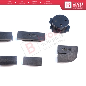 Ensemble de boutons pour autoradio CD MP3 BDP1660 pour Blaupunkt Linea Fiorino 225 Grande Punto 199 Nemo Bipper 2007-16 - Product Image 5
