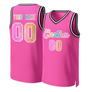 Camiseta de entrenamiento de ropa deportiva de equipo con logotipo personalizado OEM, camiseta de baloncesto para hombre, camiseta de baloncesto de equipo personalizada - Product Image 2