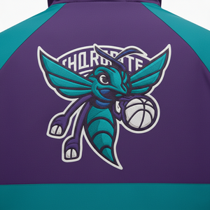 Veste coupe-vent vintage brodée sur mesure, imperméable, pour les clubs et les équipes de basketball, fermeture éclair unisexe - Product Image 4