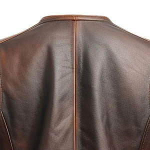 Nuevo Chaleco de cuero al por mayor de alta calidad sin mangas diseño personalizado Streetwear Chaleco de cuero transpirable para hombres - Product Image 3