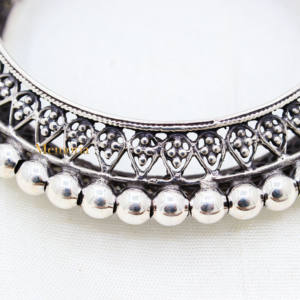 925 Sterling Silver Meilleure Qualité Perlé Designer Bracelet À La Main Bracelet En Argent Bracelet Bijoux Pour La Vente En Gros - Product Image 2