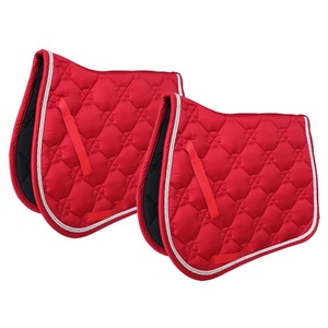 Tapis de selle personnalisé en coton pour cheval anglais, vente en gros - Product Image 1