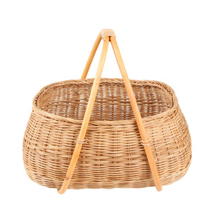New Design <b>Rattan</b> Storage Basket Home Storage Container <b>with</b> <b>Lid</b> and Handles Wholesale Storage Cubes - Product Image 1