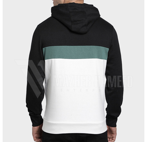 เสื้อสเวตเตอร์แบบสวมหัวมีฮู้ดผ้าฝ้ายโอเวอร์ไซส์แบบกำหนดโลโก้เอง - Product Image 4