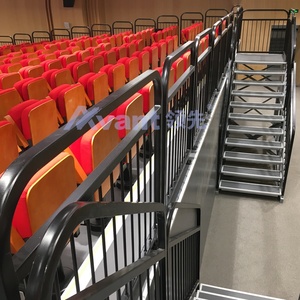 Sistema de Asientos Telescópicos Eléctricos Avant Sports <span class=keywords><strong>con</strong></span> Respaldo de <span class=keywords><strong>Madera</strong></span> Roja, Asientos Plegables Suaves, Sistema Retráctil para Grandes Estadios Interiores - Product Image 6