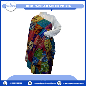 Chales Kantha de Seda Reversibles de Algodón de Alta Calidad Hechos a Mano de Lujo, los Más Vendidos, de Fábrica, en Oferta - Product Image 2