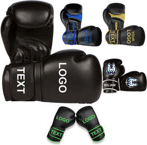 Force Rider Guantes de boxeo de cuero de alta calidad Muay Thai & MMA Guantes - Product Image 3