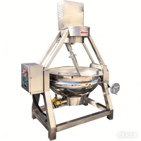 Marmite/Chaudière à double enveloppe en acier inoxydable 304 à moteur électrique, économe en énergie et facile à utiliser, pour la cuisson commerciale