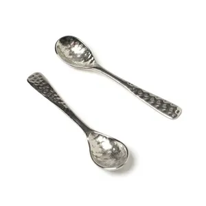 Finest quality manufactured in India Stainless Steel Metal Serving Utensils Silver Spoons Set For Wedding Events Dinner Party