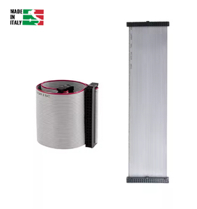 สายเคเบิลริบบิ้นแบนที่มีตัวเชื่อมต่อ IDC หลากสีและสีเทาตัวเลือกทำในอิตาลี - Product Image 2