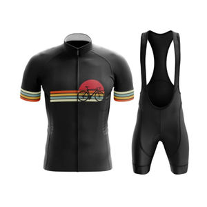 2025 hommes à manches courtes respirant vtt vélo cyclisme vêtements vélo uniforme cyclisme meilleur Design maillot ensemble - Product Image 4