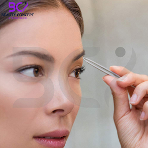 Pinzas para Cejas de Acero Inoxidable con Punta Inclinada, Pinzas de Precisión para Cejas y Vello Facial para Hombres y Mujeres - Product Image 5