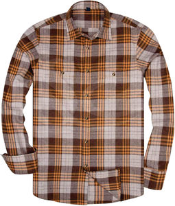 Chemise en flanelle décontractée pour homme, élégante pour l'été, manches longues, coupe classique, respirante, de haute qualité, durable, matière douce - Product Image 5