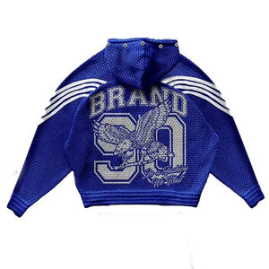 Wholesale New Custom Men's <b>Lightweight</b> Fleece Streetwear Dtg Printed Solid Eco-Friendly Cropped Flare Sweatpants and <b>Hoodie</b> Sets - Product Image 4